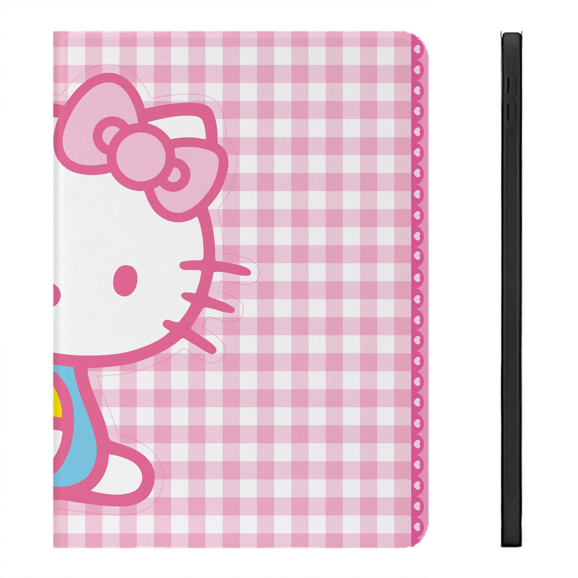 （画像用） Hello Kitty ハローキティ IPadケース ペンホルダー付き ブックスタイルデザイン